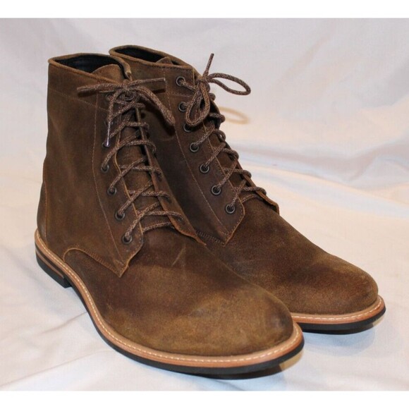 NISOLO MEN'S ALL WEATHER ANDRES‎ SUEDE BOOTS BROWN $280 NIB - Picture 4 of 9